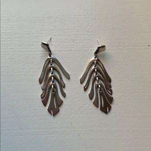 Silver Kendra Scott earrings